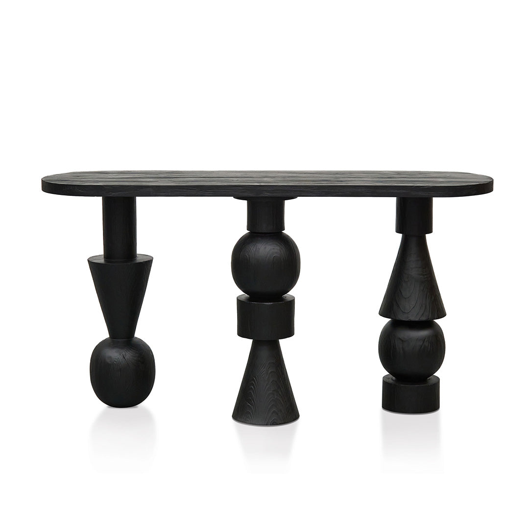 CDT8146-NI 1.6m Console Table - Full Black