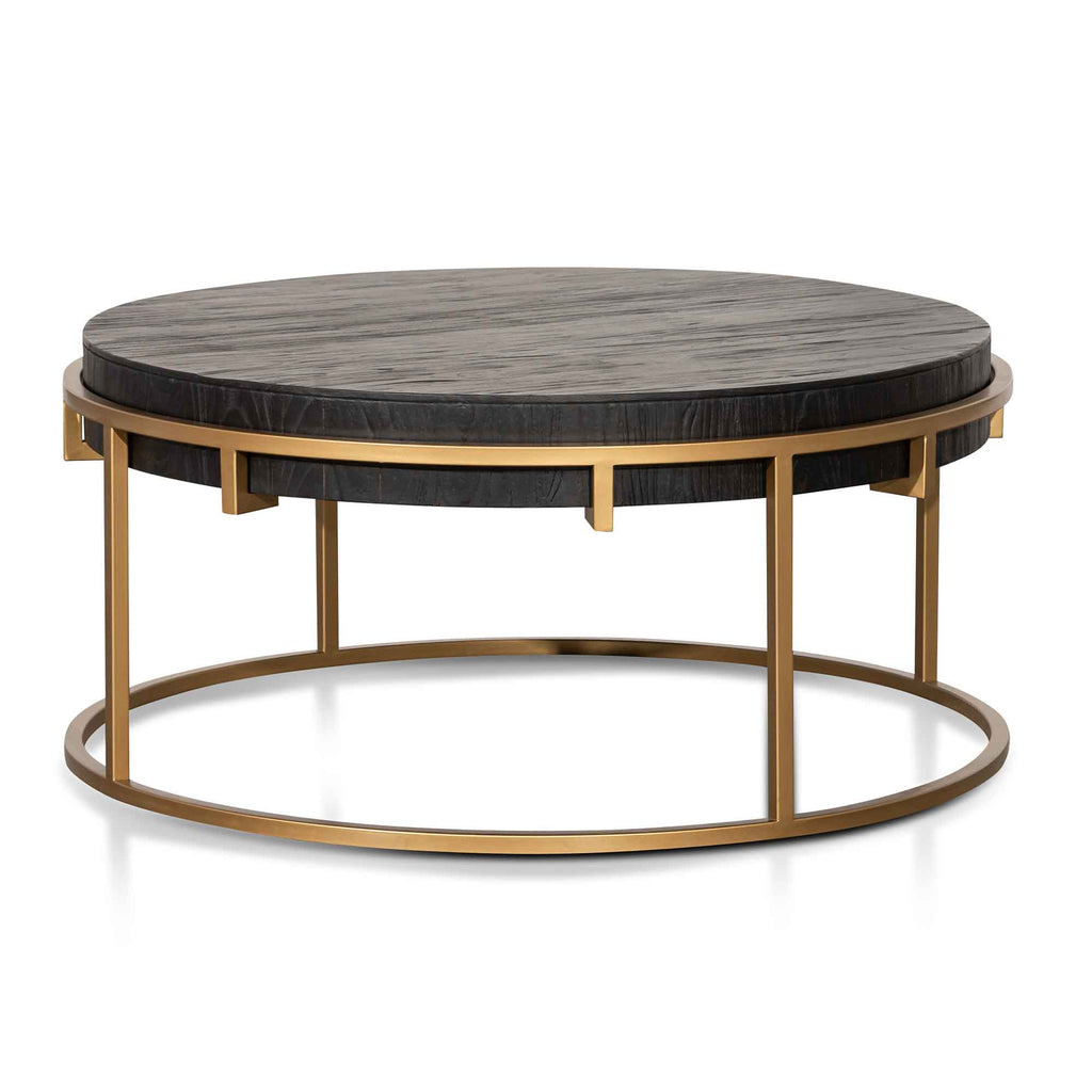 CCF2933-NI 100cm Round Coffee Table - Golden