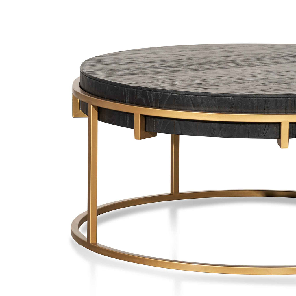 CCF2933-NI 100cm Round Coffee Table - Golden
