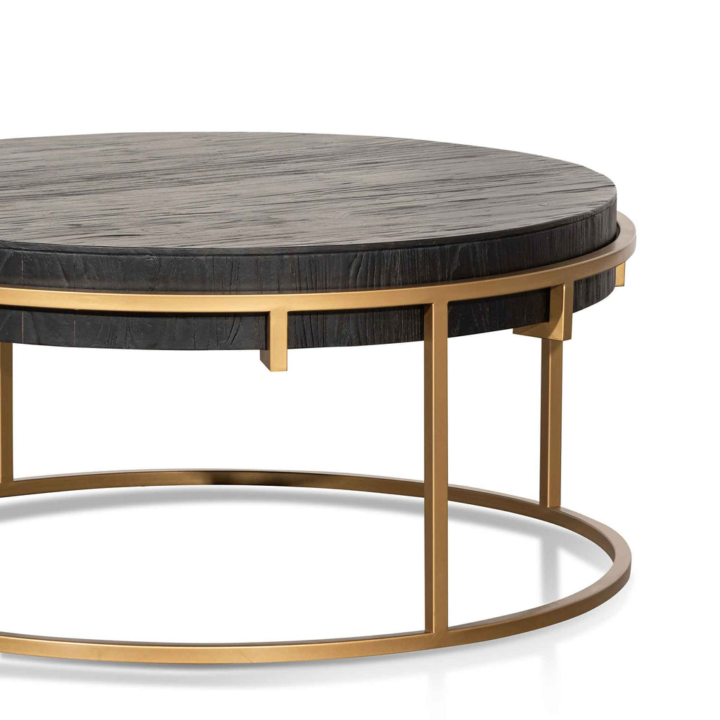 CCF2933-NI 100cm Round Coffee Table - Golden