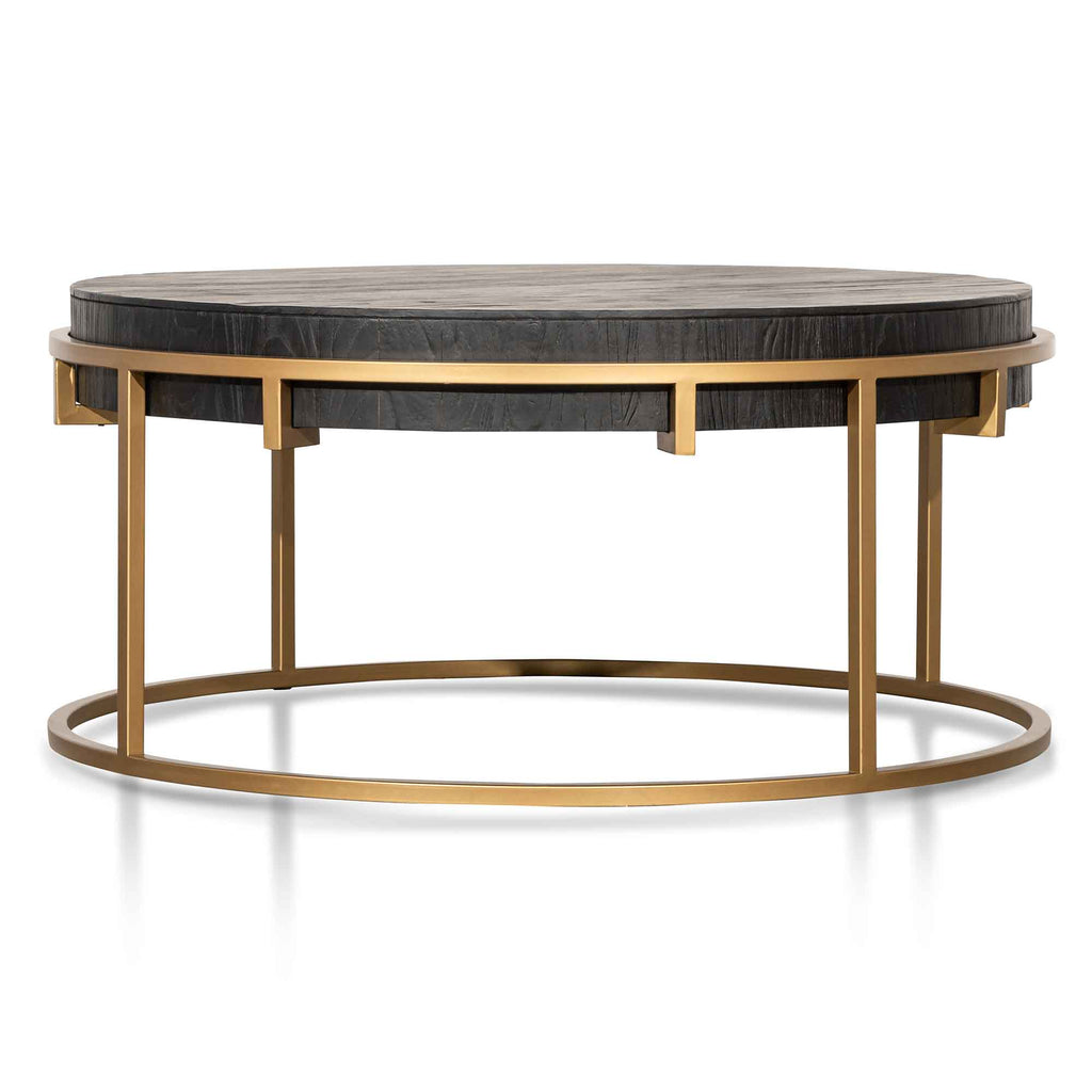 CCF2933-NI 100cm Round Coffee Table - Golden