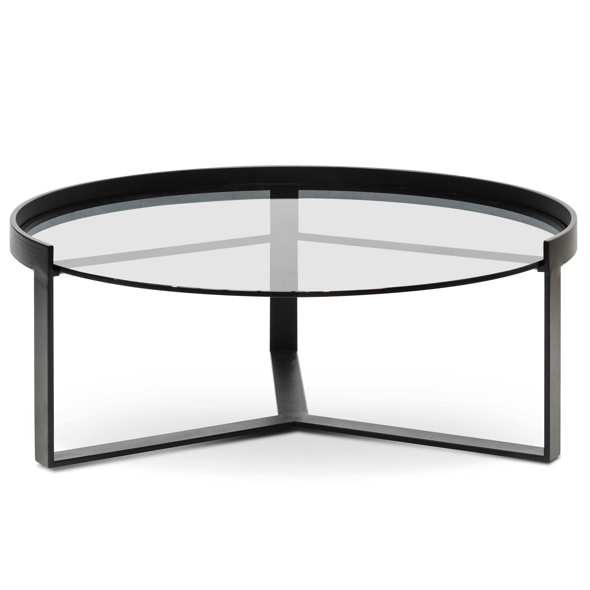 Marcel 90cm Glass Coffee Table - Large