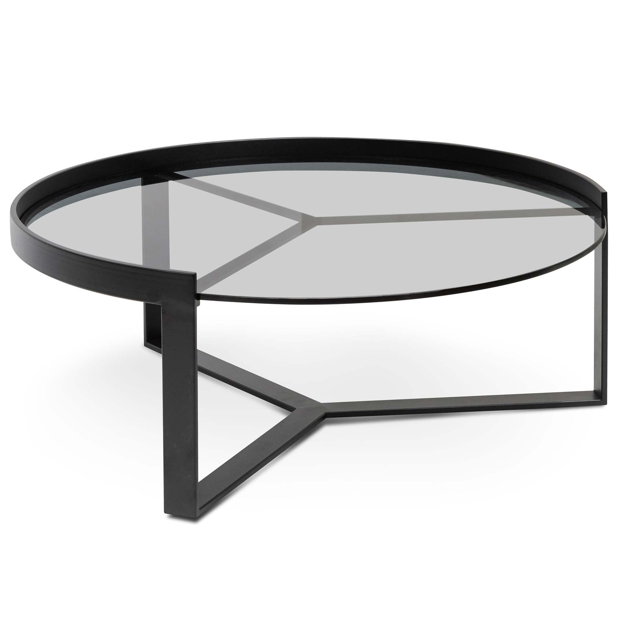 Marcel 90cm Glass Coffee Table - Large