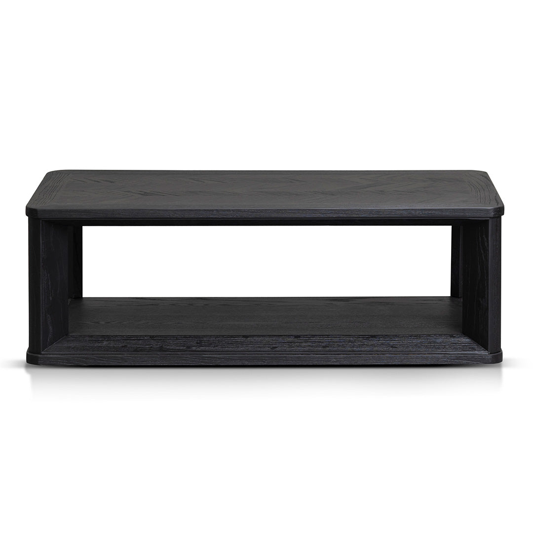 Square ELM Coffee Table - Black