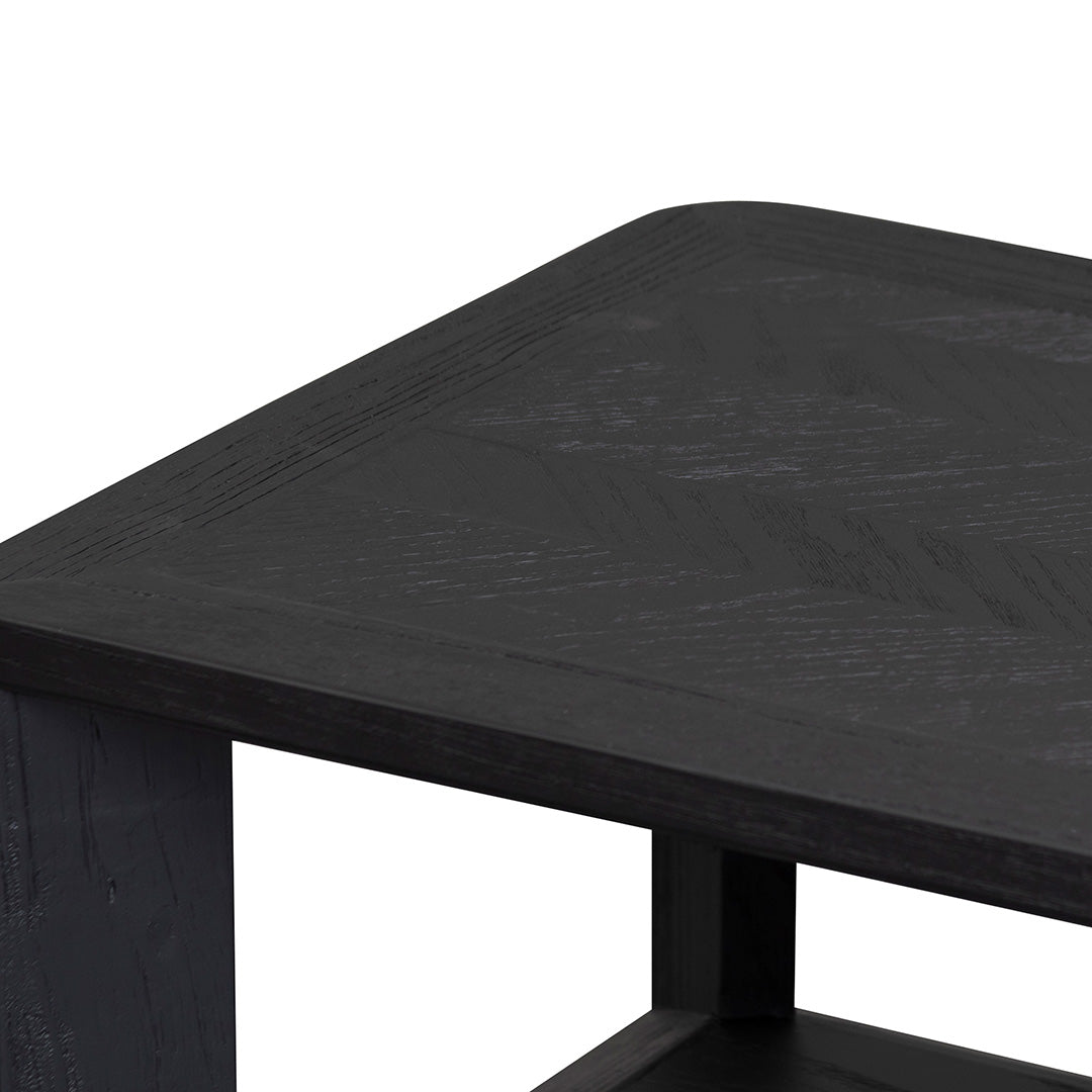 Square ELM Coffee Table - Black