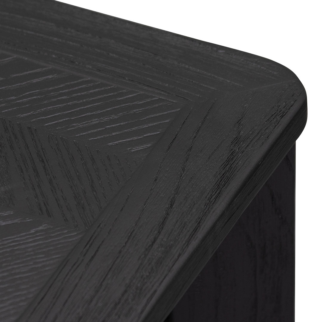 Square ELM Coffee Table - Black