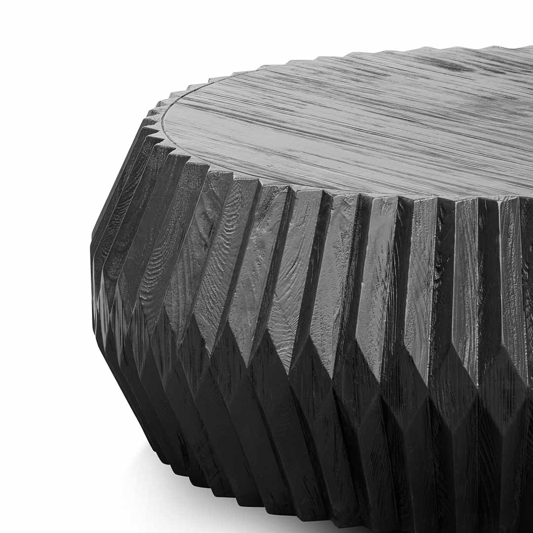 Hendrix Wooden Coffee Table - Brushed Black