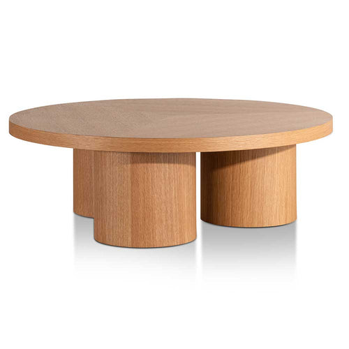 CCF6418-CN 100cm Wooden Round Coffee Table - Natural **discontinued**