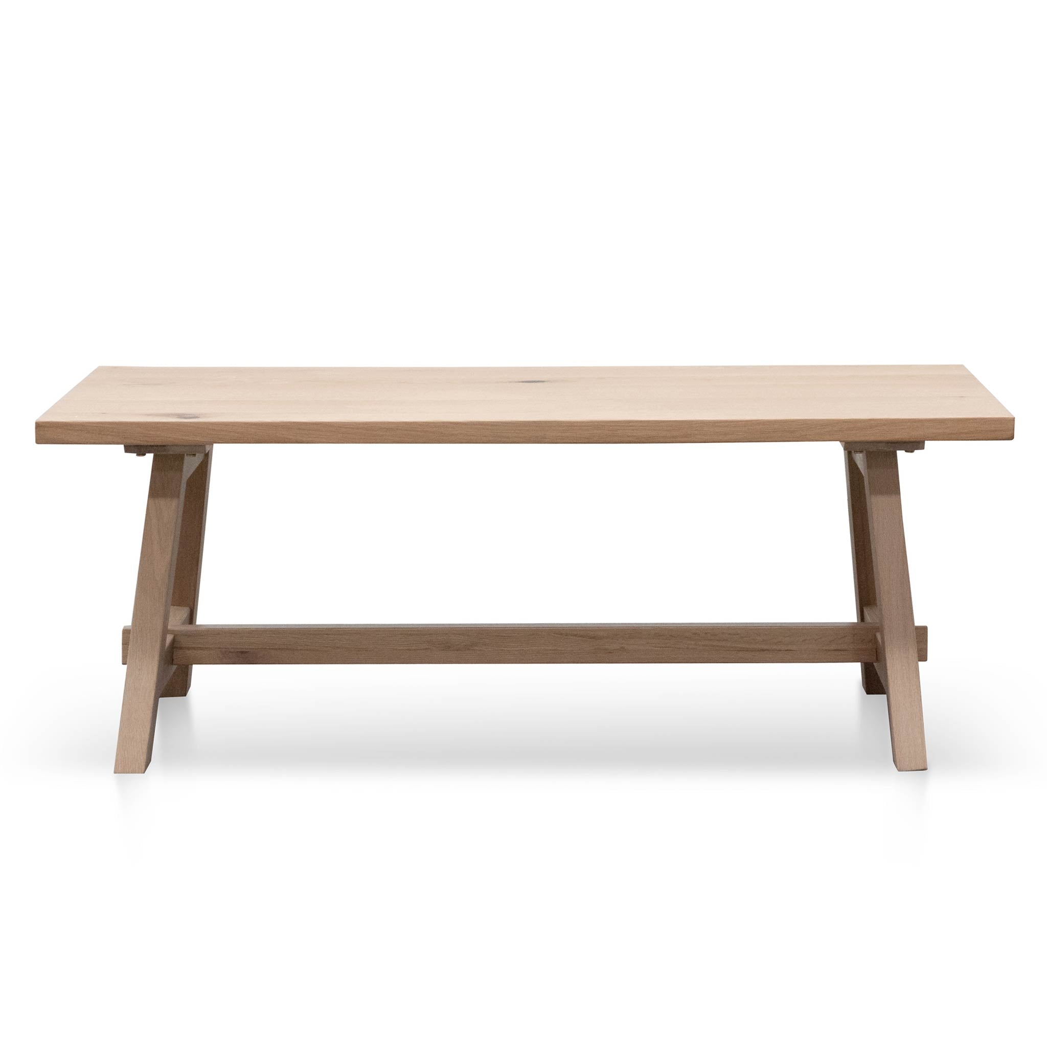 Oscor 1.2m Wooden Coffee Table - Washed Natural