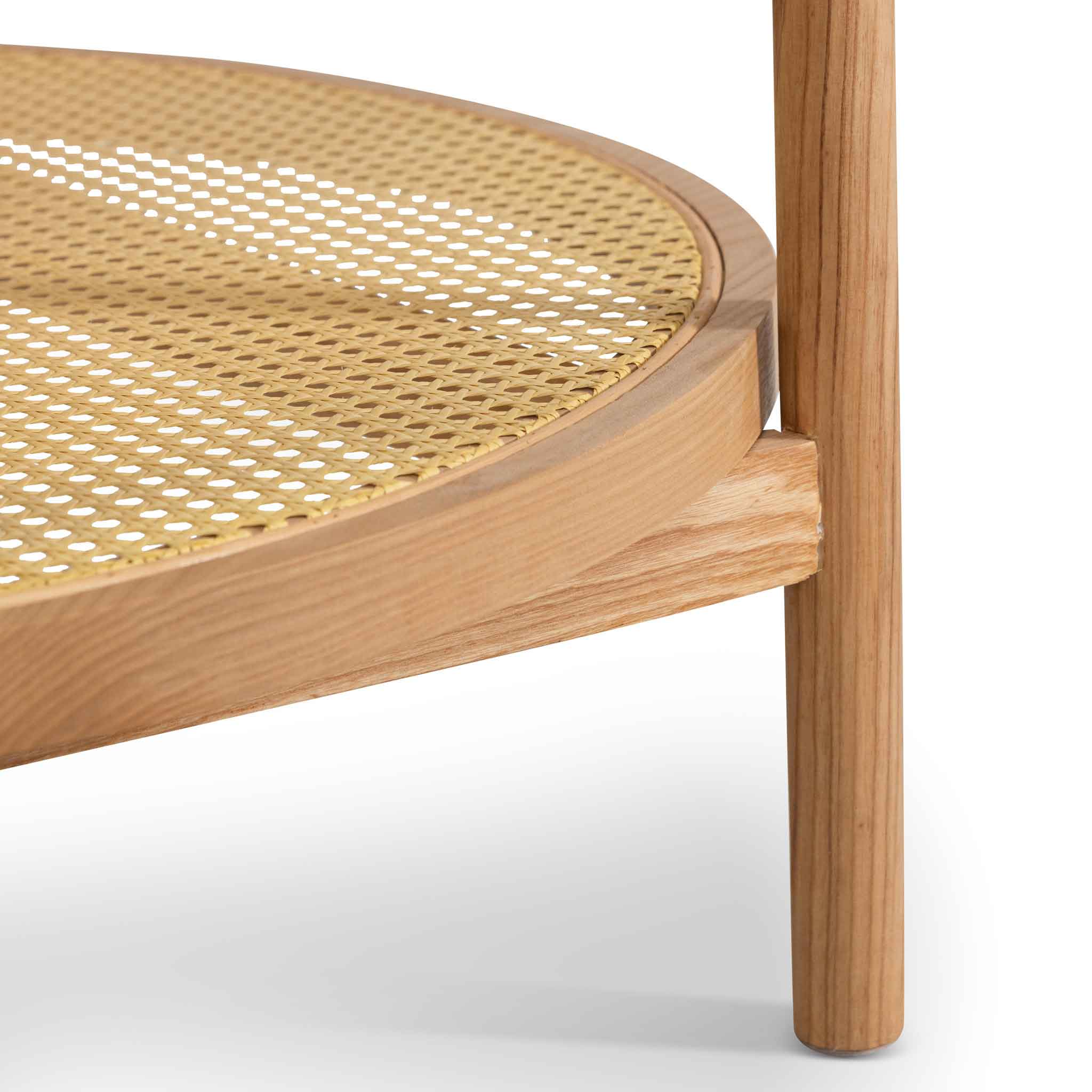 CCF6737-IG Glass Top Coffee Table - Natural