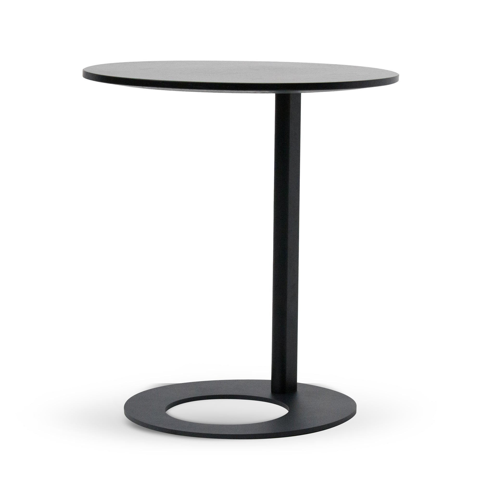 Nielson 50cm Black Wooden Side Table