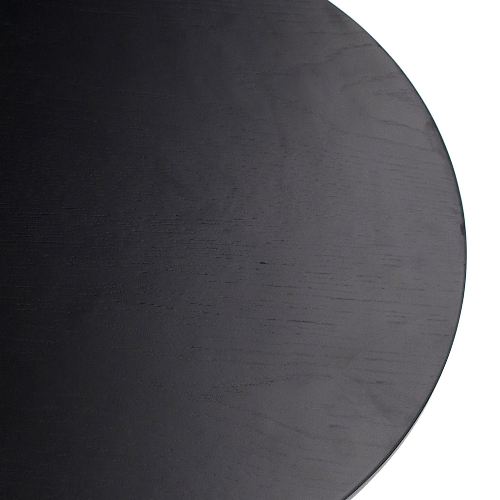 Nielson 50cm Black Wooden Side Table