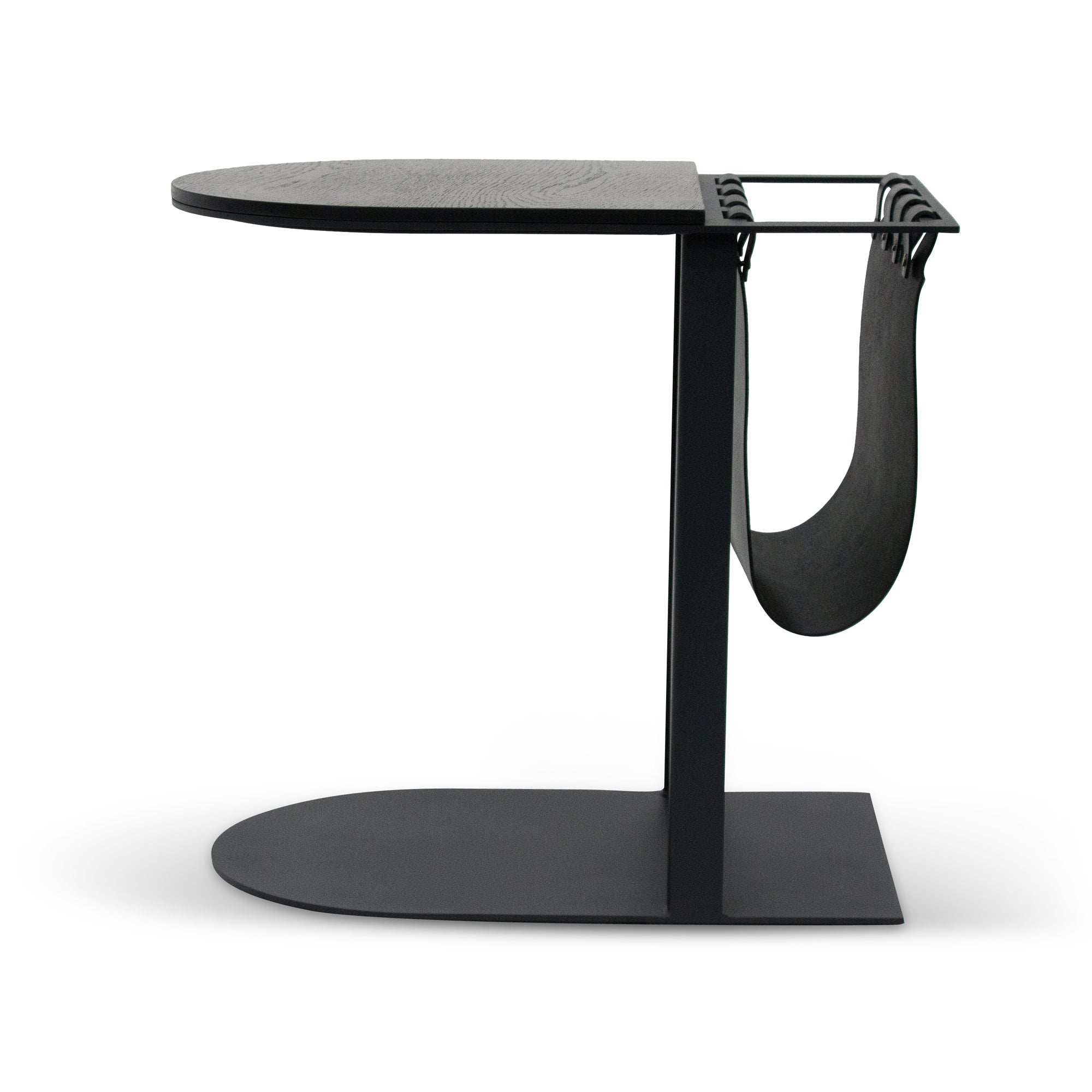 Full Black Side Table