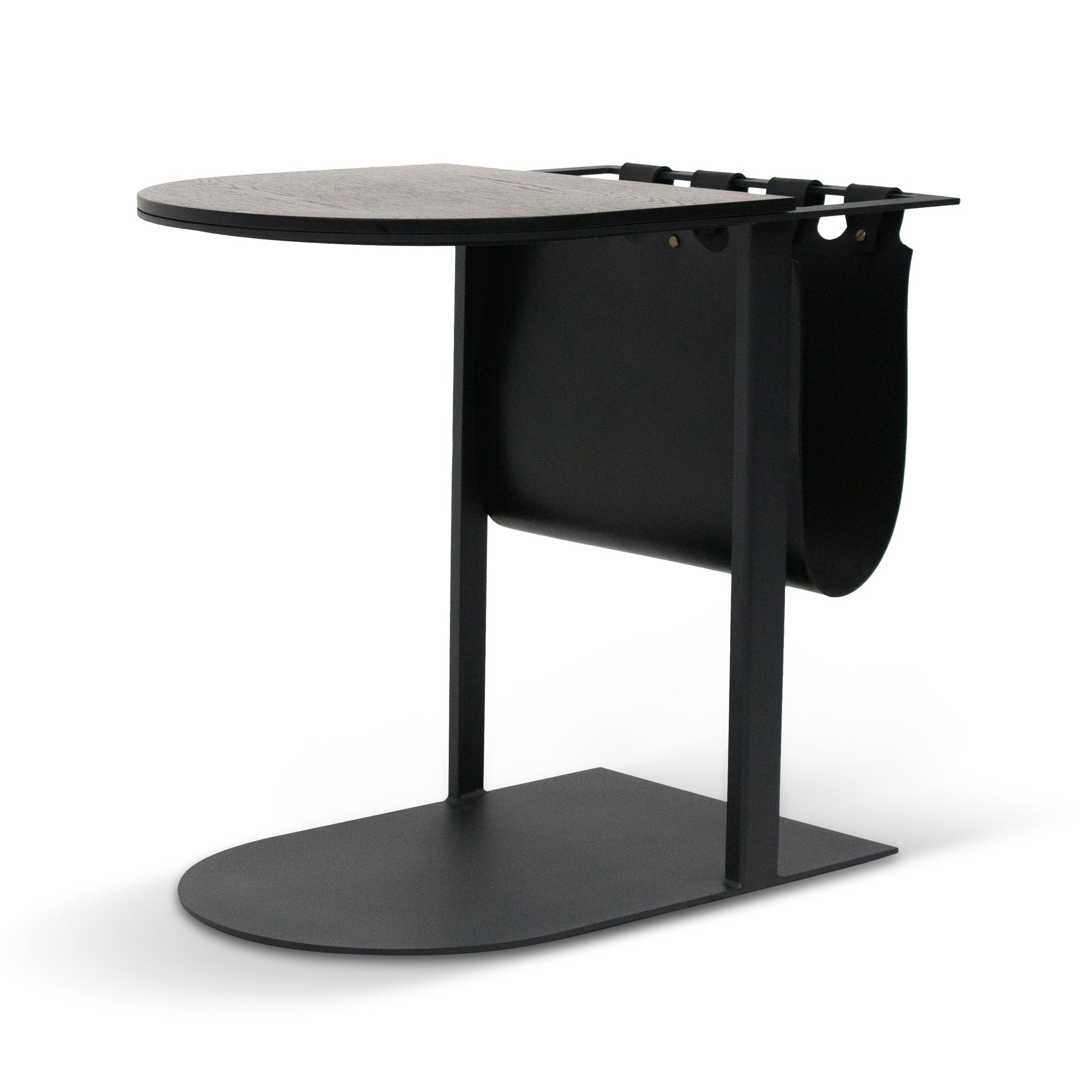 Full Black Side Table