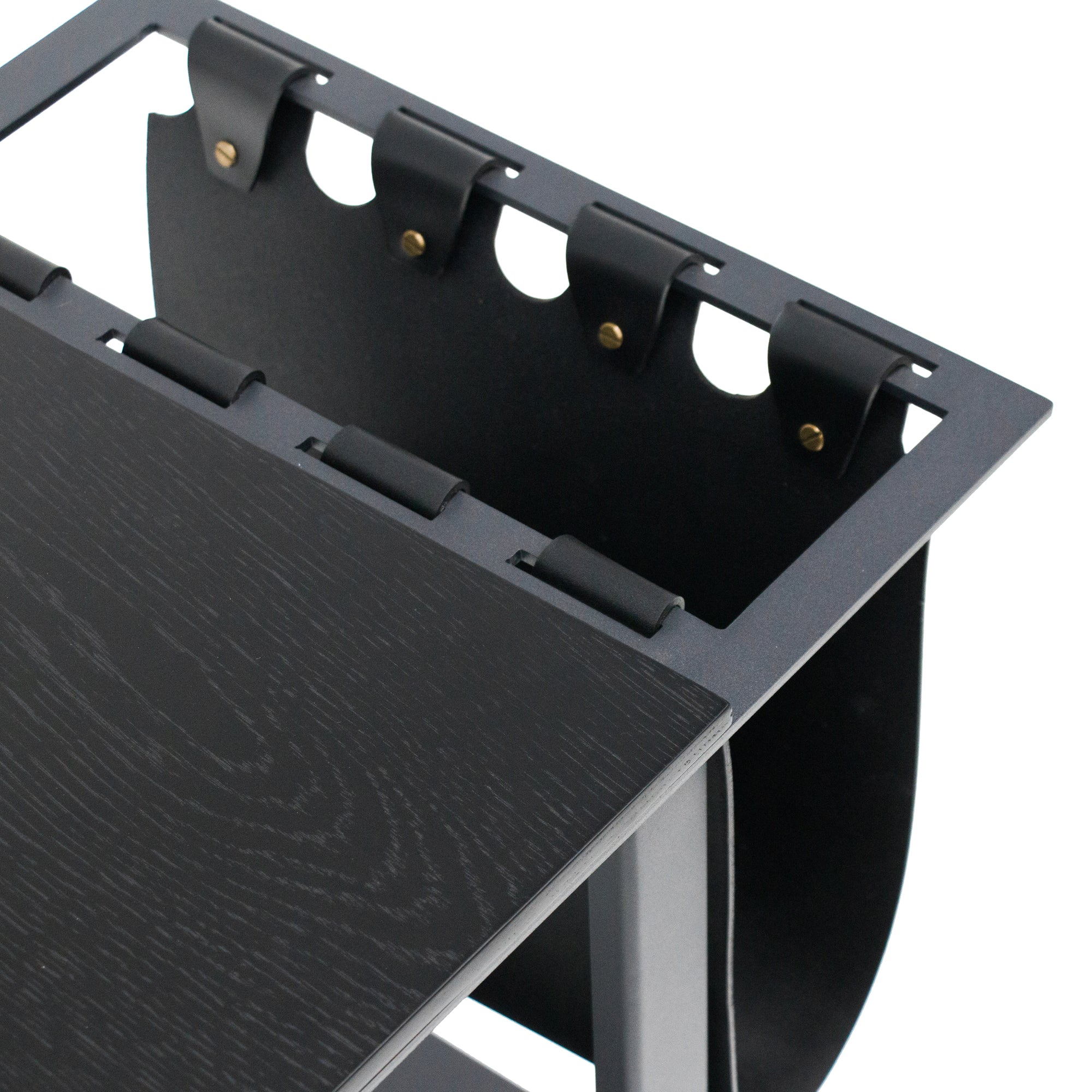 Full Black Side Table