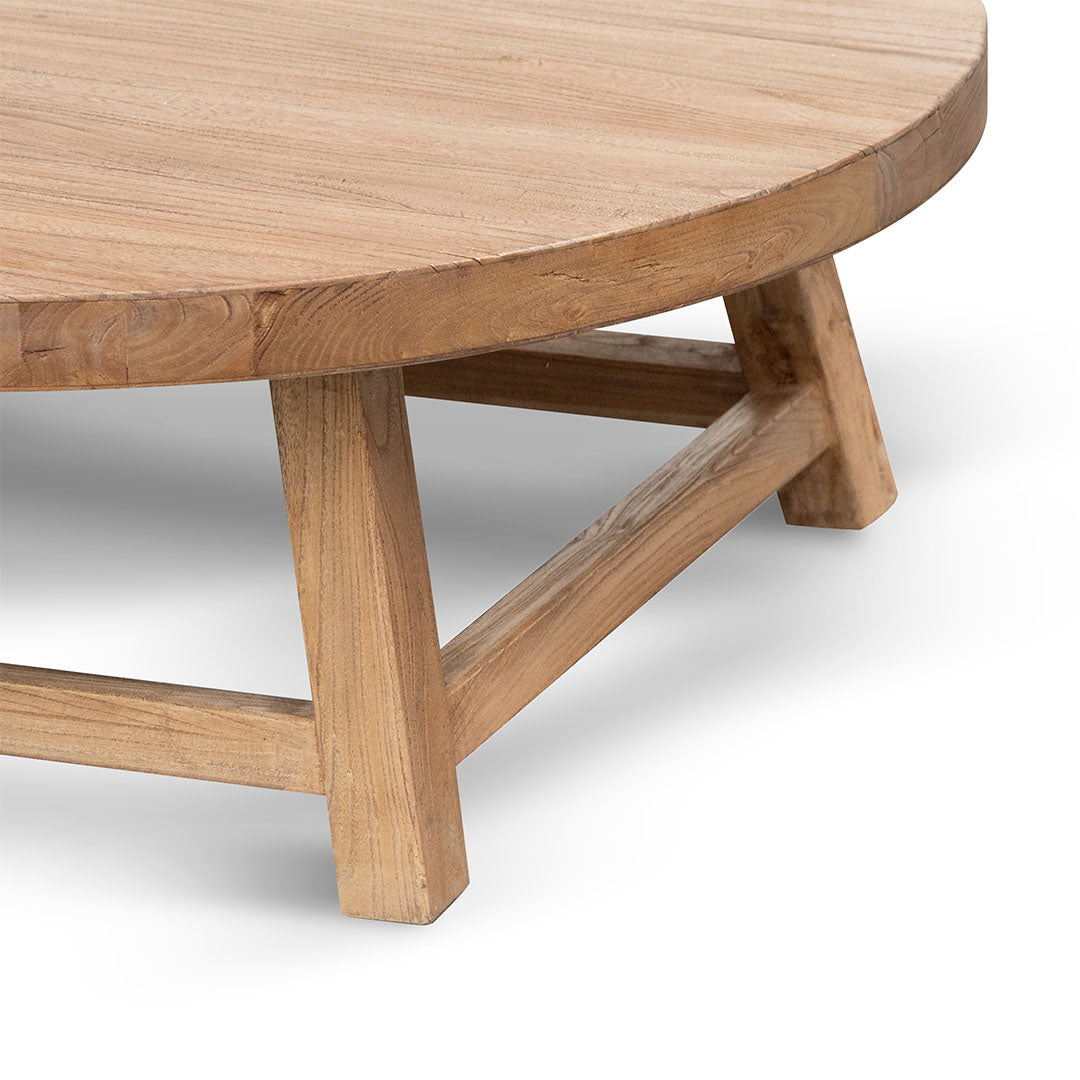 100cm Elm Coffee Table - Natural