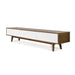 CTV862-DW 2.1m Lowline TV Entertainment Unit - Walnut