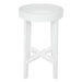Cape Byron Rattan Kitchen Stool - White