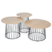 Carmella Natural Side Table Set