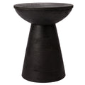 Cayman Mango Wood Side Table - Black