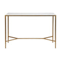 Chloe Stone Console Table - Large Antique Gold