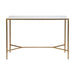 Chloe Stone Console Table - Large Antique Gold