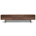 Christie 2.1m Walnut Wooden TV Entertainment Unit 