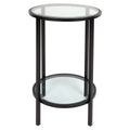 Cocktail Glass Petite Side Table - Black