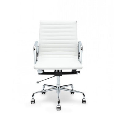 Cogra Leather Office Chair - White