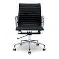 Cogra Leather Office Chair - Black
