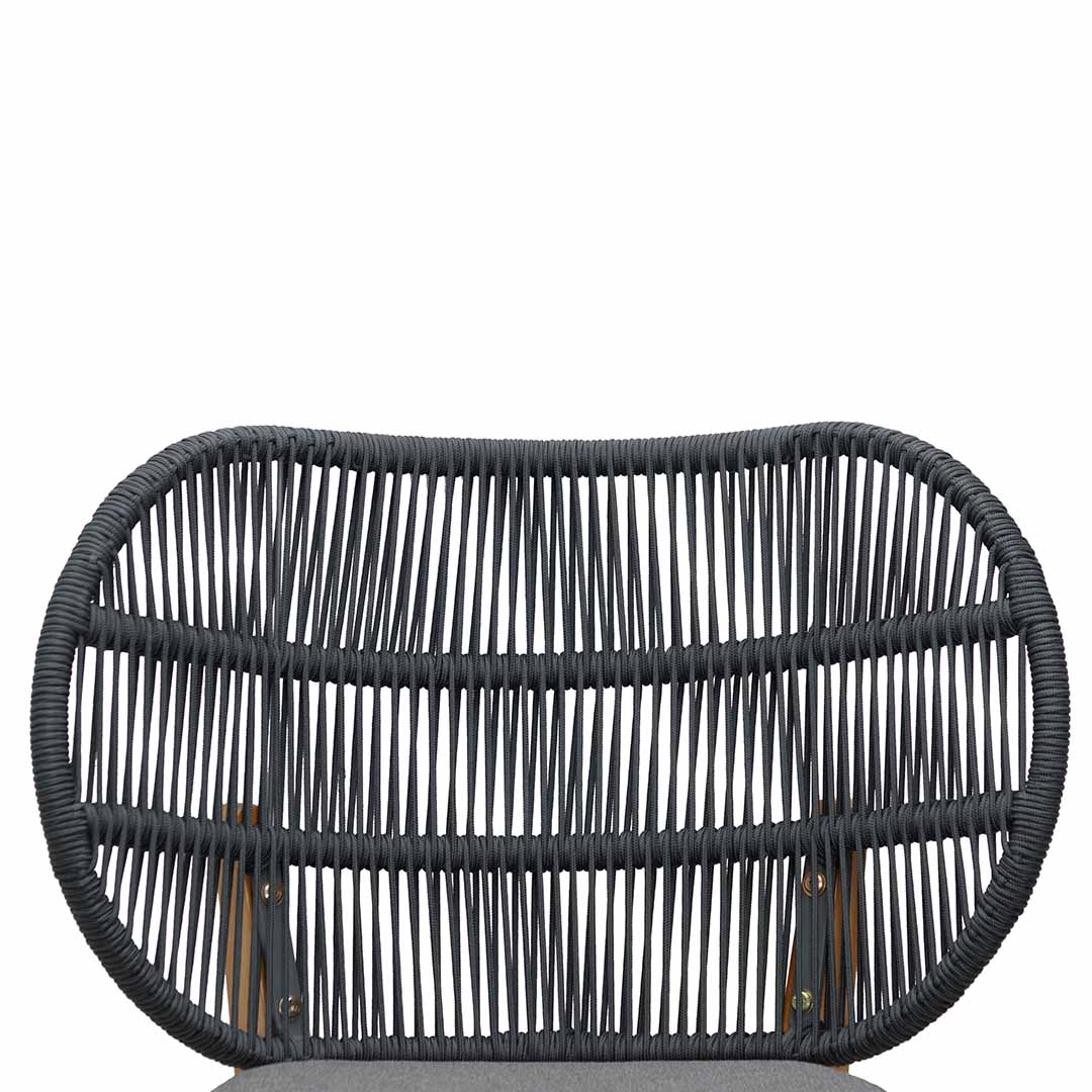 Jorge Outdoor Dining Chair - Anthracite Grey Cushion (Set of 2)