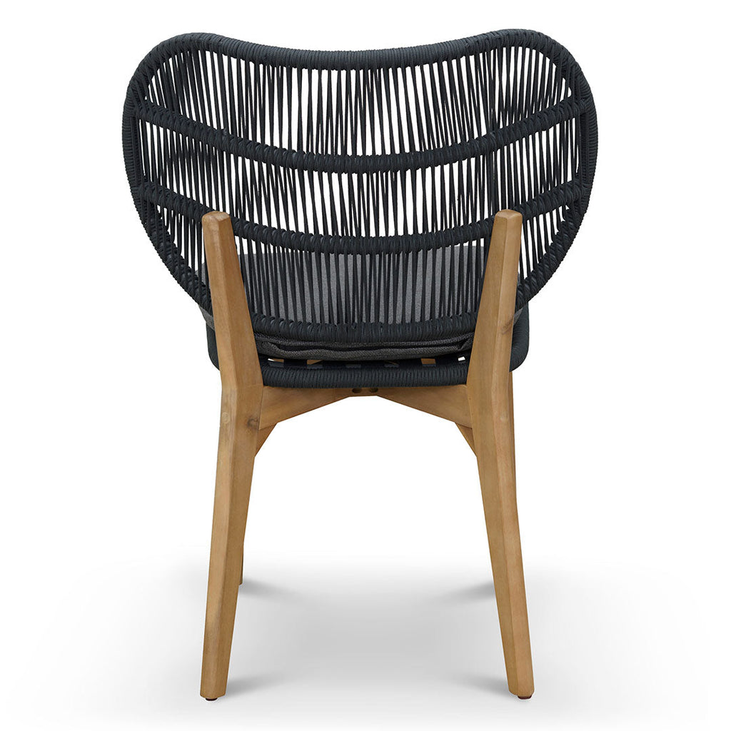 Jorge Outdoor Dining Chair - Anthracite Grey Cushion (Set of 2)