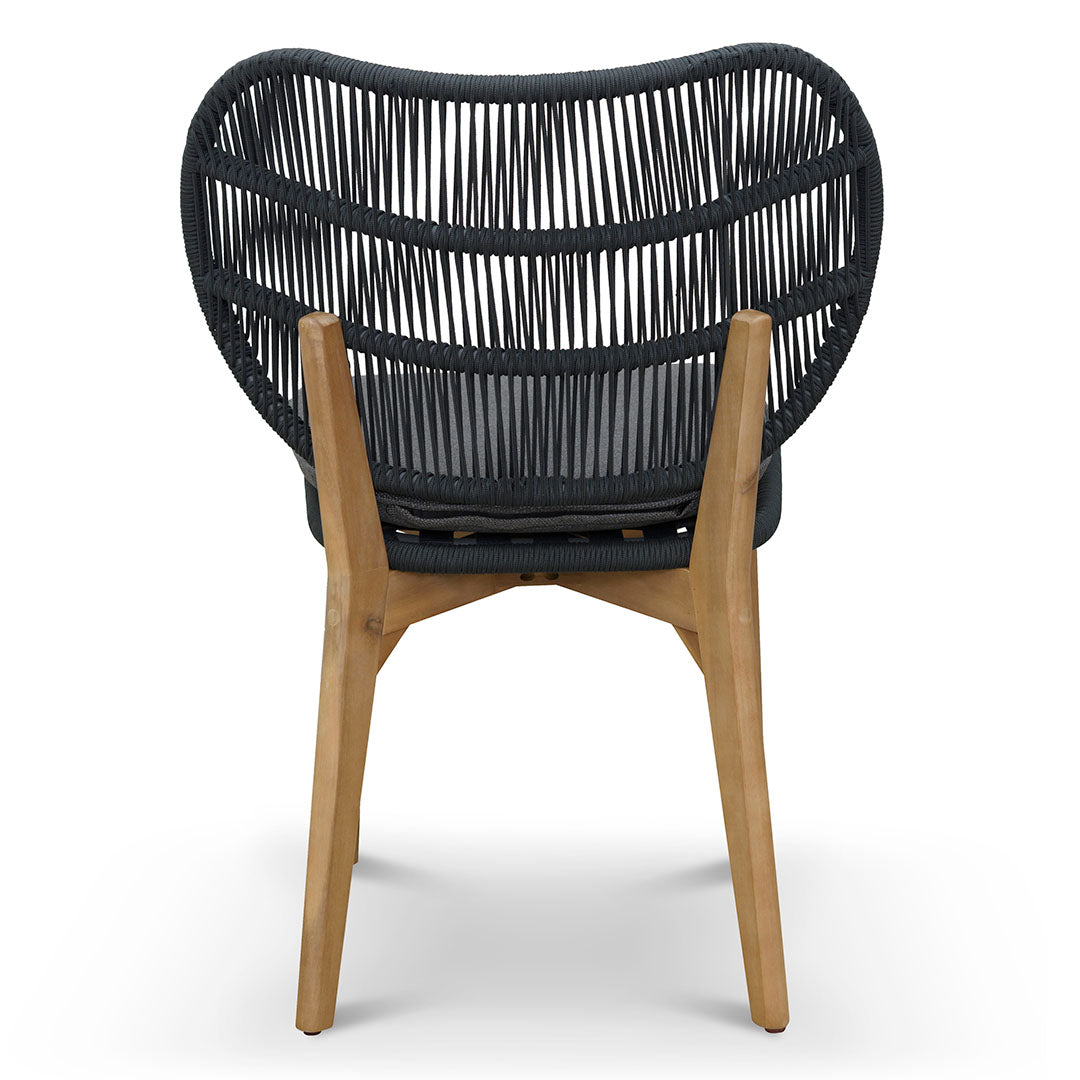 Jorge Outdoor Dining Chair - Anthracite Grey Cushion (Set of 2)