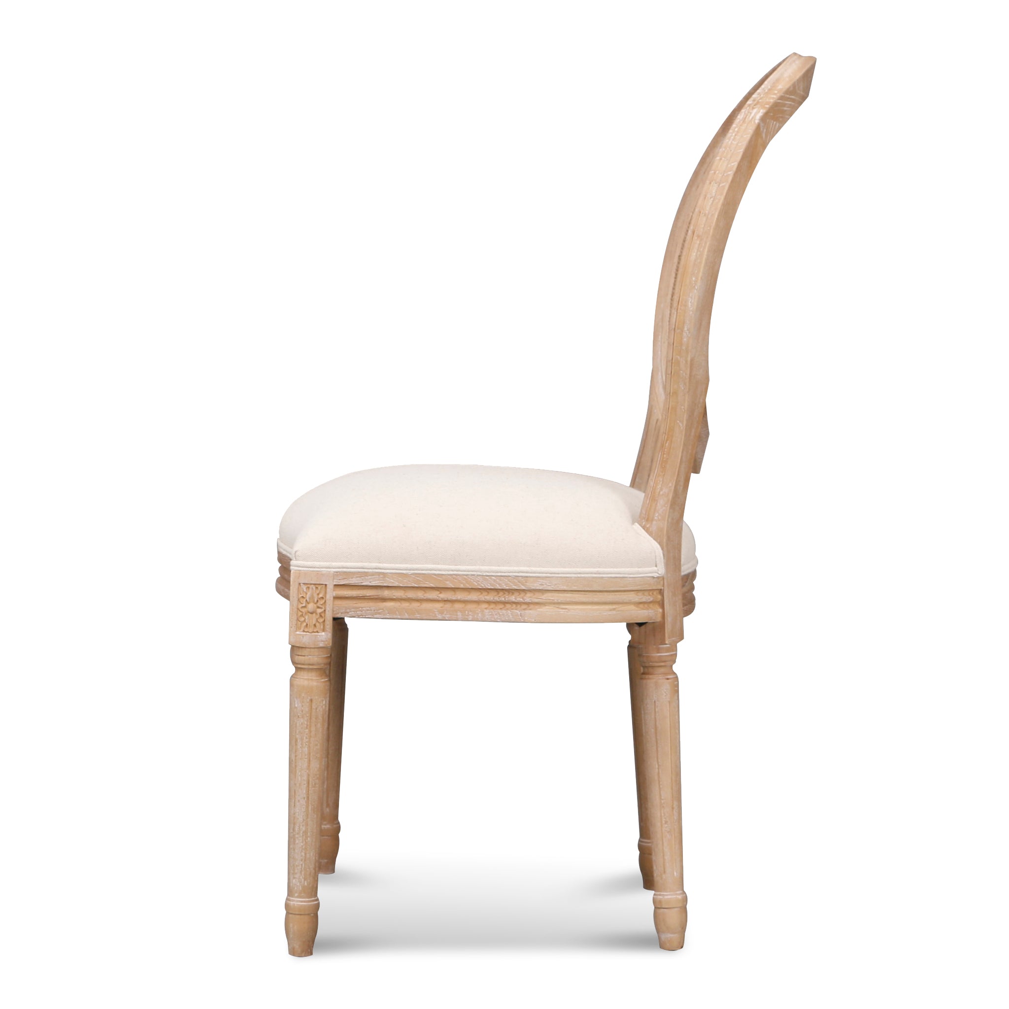 Lula Dining Chair - Light Beige (Set of 2)