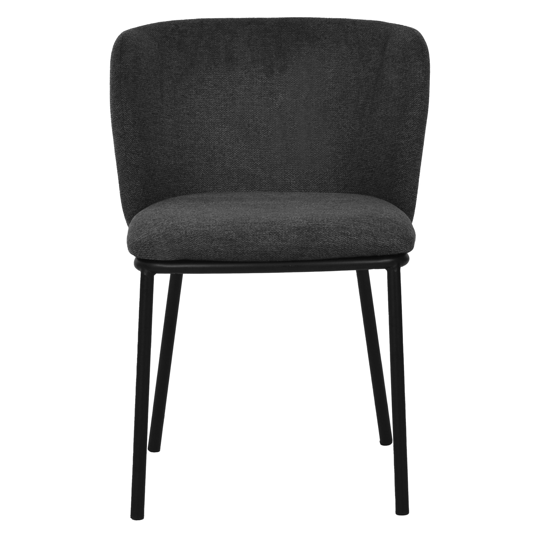 Flossie Dining Chair - Charcoal Grey (Set of 2)