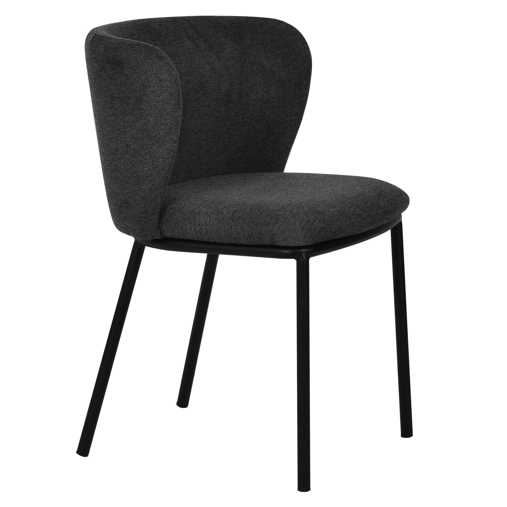 Flossie Dining Chair - Charcoal Grey (Set of 2)