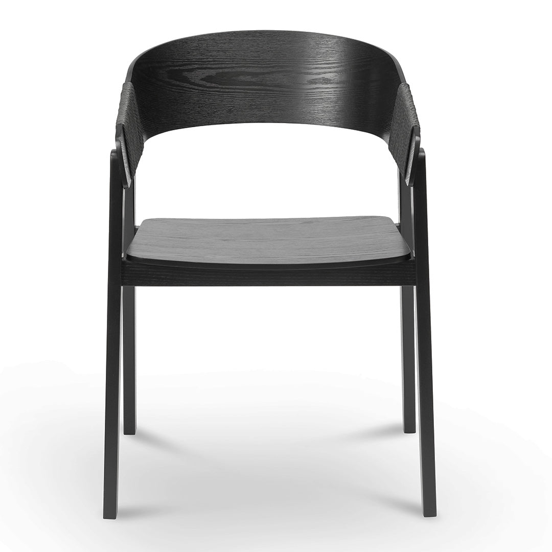 Amalfi  Dining Chair - Full Black (Set of 2)