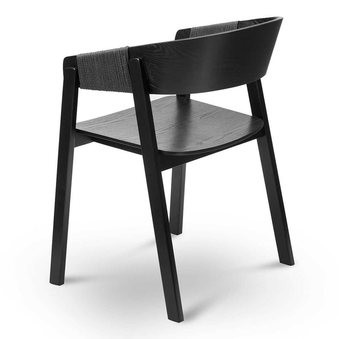 Amalfi  Dining Chair - Full Black (Set of 2)