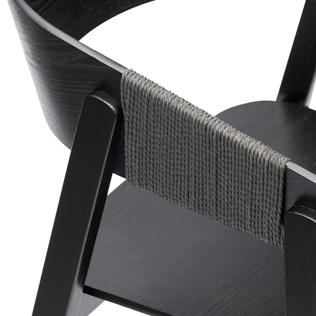 Amalfi  Dining Chair - Full Black (Set of 2)