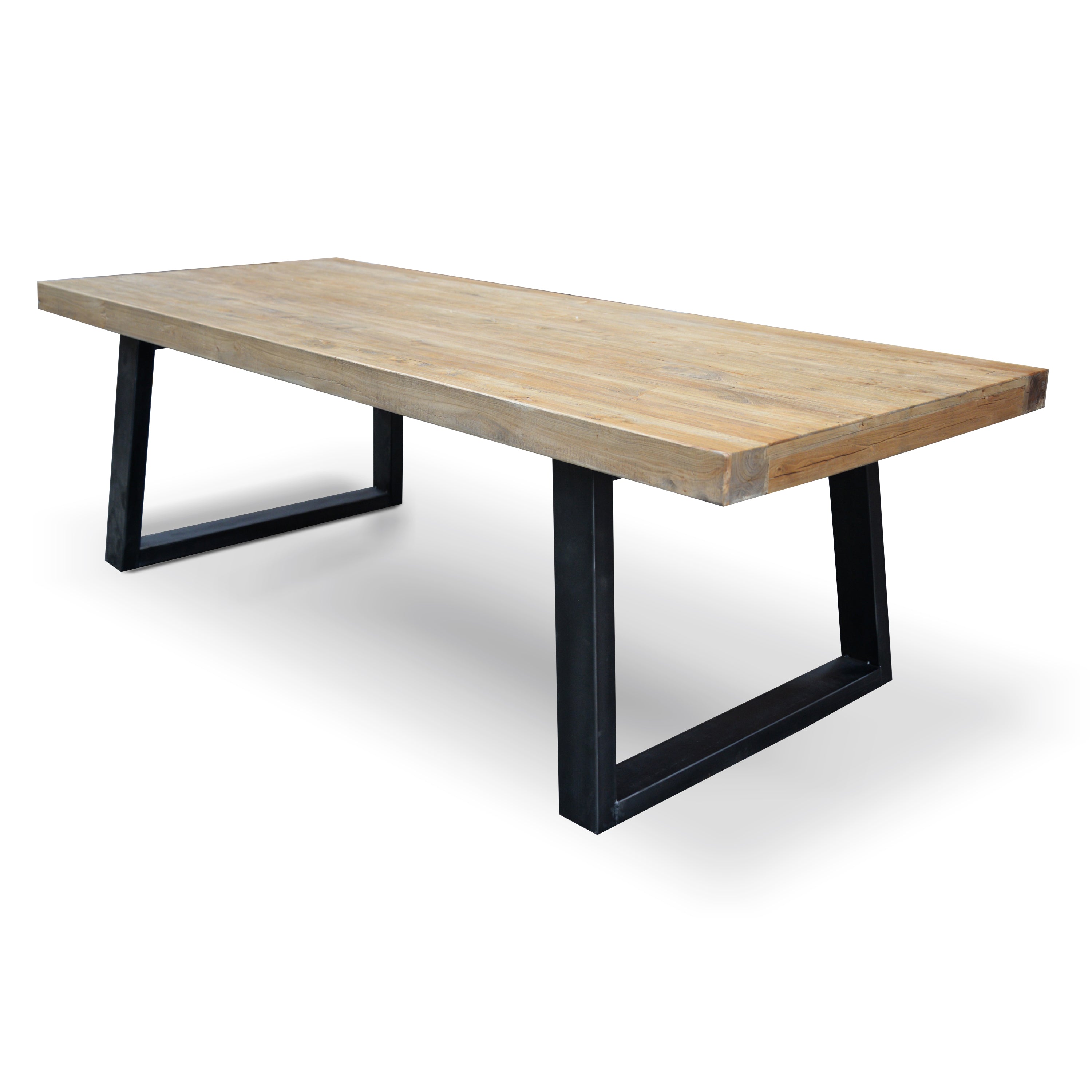 Edwin 2.4m Reclaimed Elm Wood Dining Table