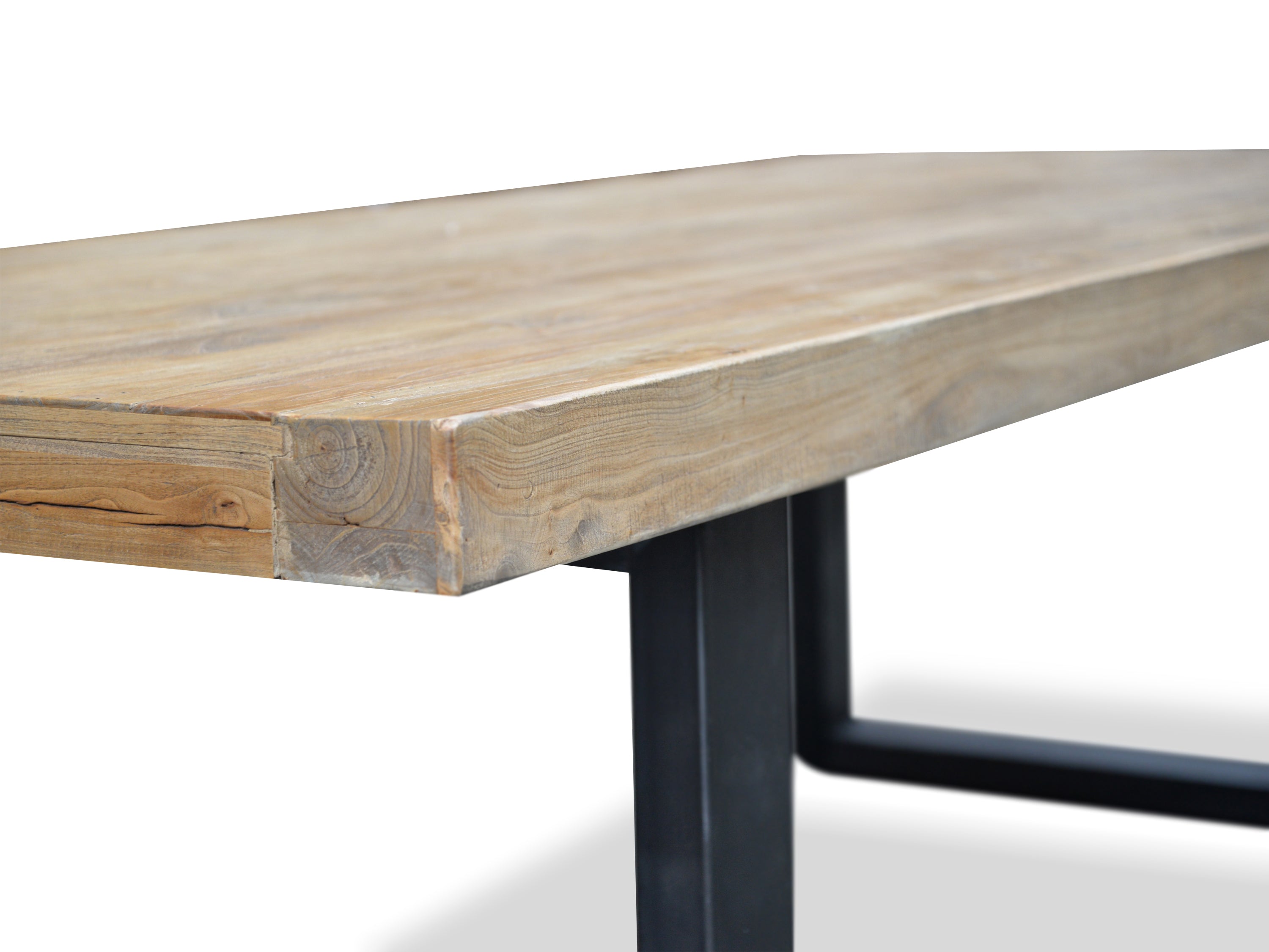 Edwin 2.4m Reclaimed Elm Wood Dining Table