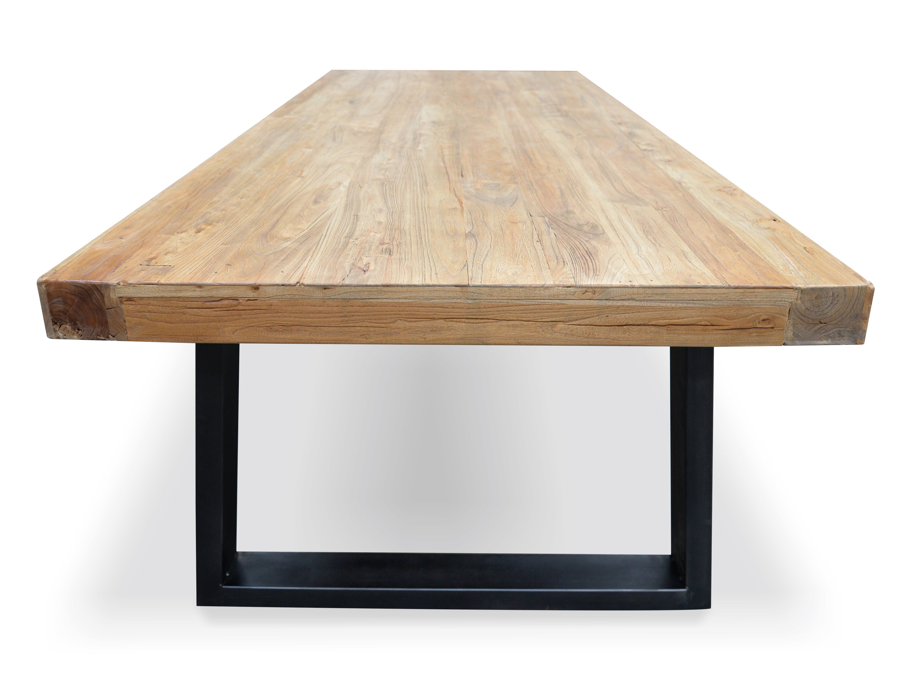 Edwin 2.4m Reclaimed Elm Wood Dining Table