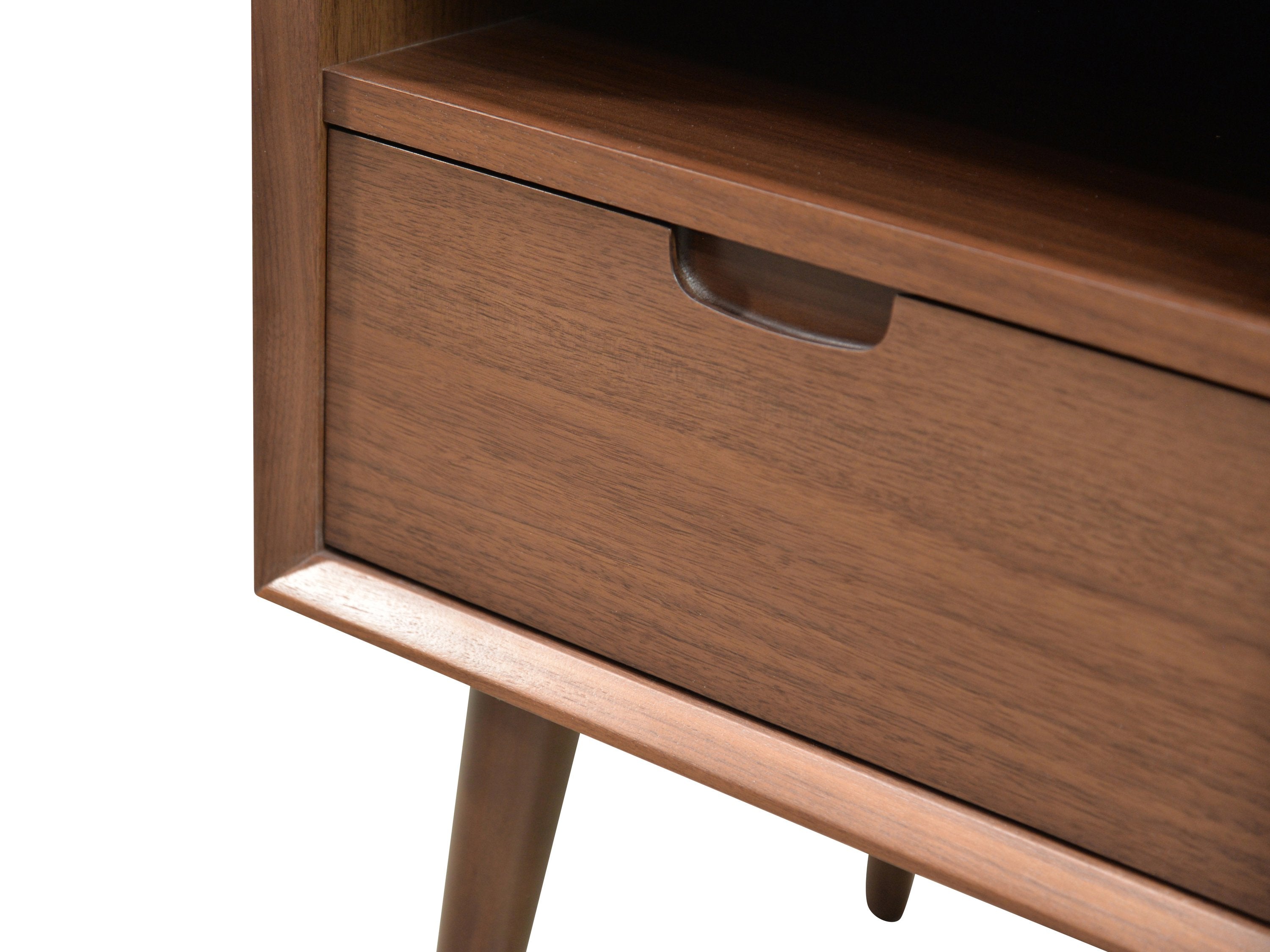 Asta Walnut Wooden Bedside Table