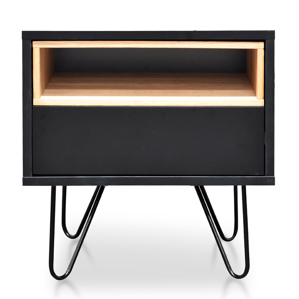 Anthony Black Bedside Table