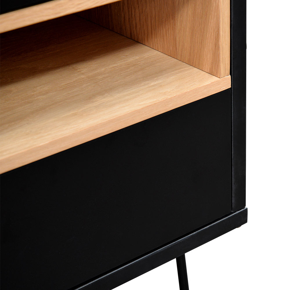 Anthony Black Bedside Table