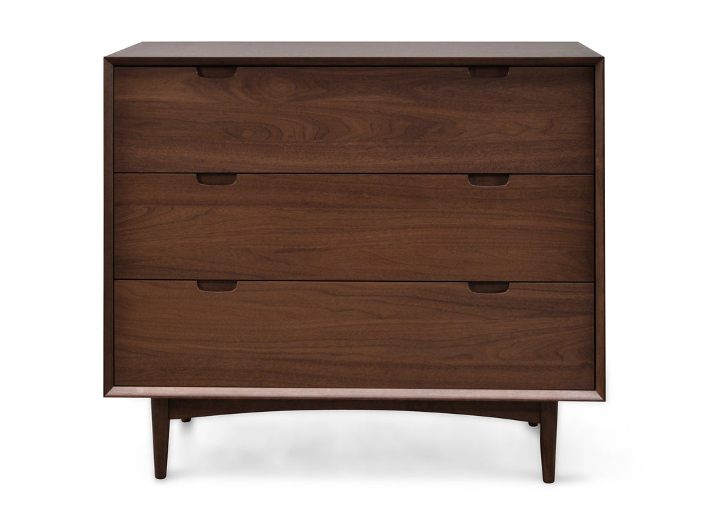 Asta 3 Drawer Chest - Walnut