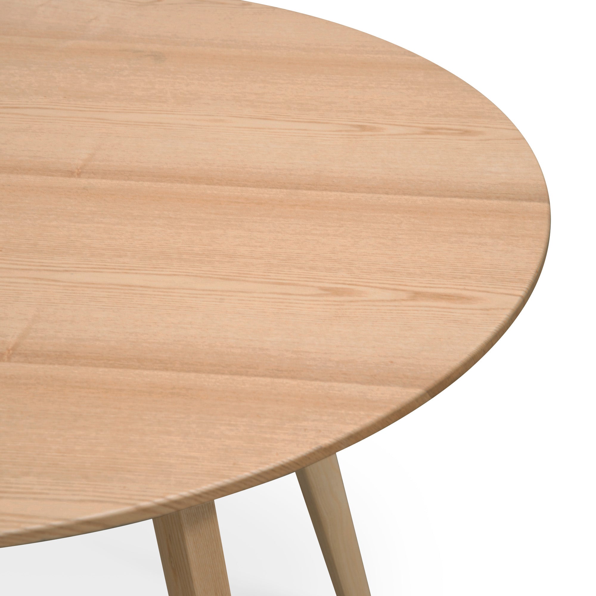 Halo 100cm Round Dining Table - Natural