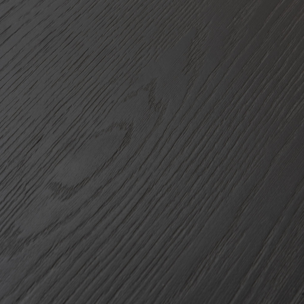 CDT6077-CH 2.2m Wooden Dining Table - Full Black