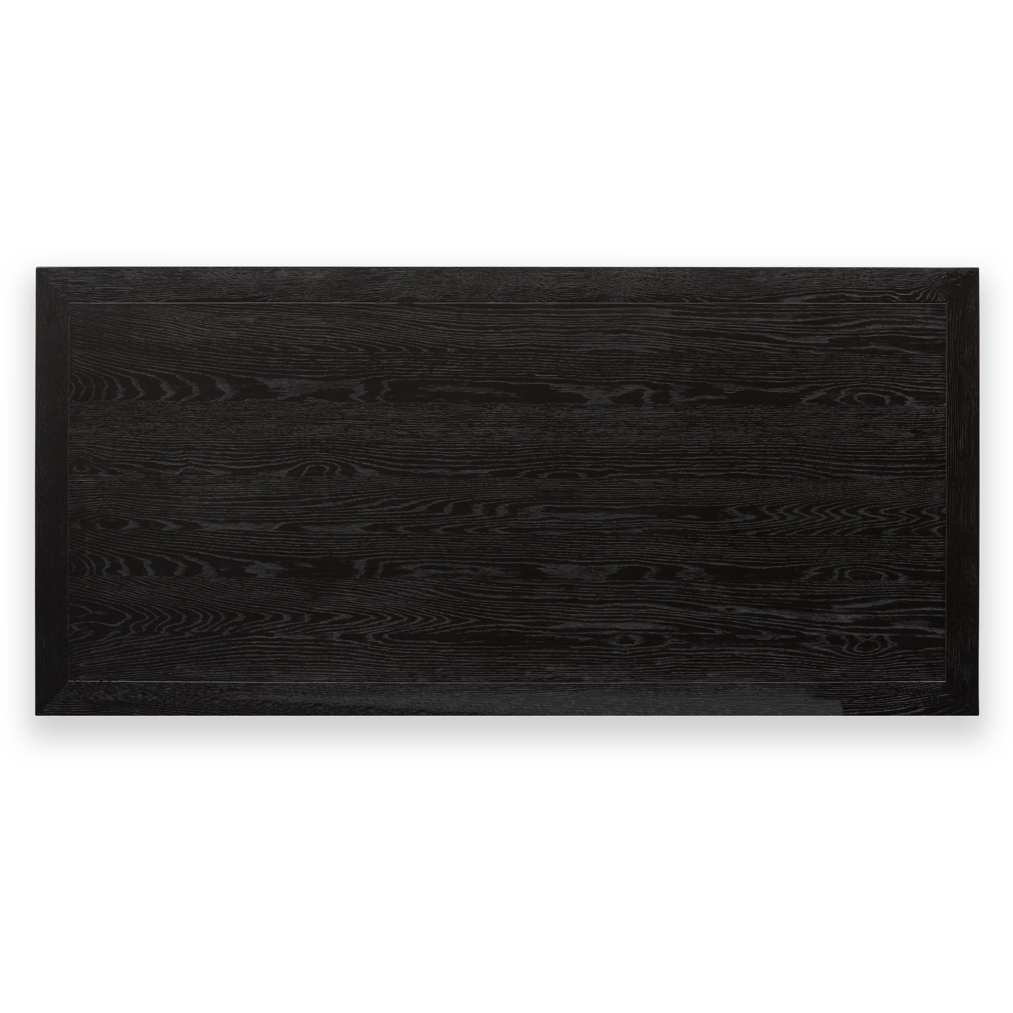 CDT6077-CH 2.2m Wooden Dining Table - Full Black