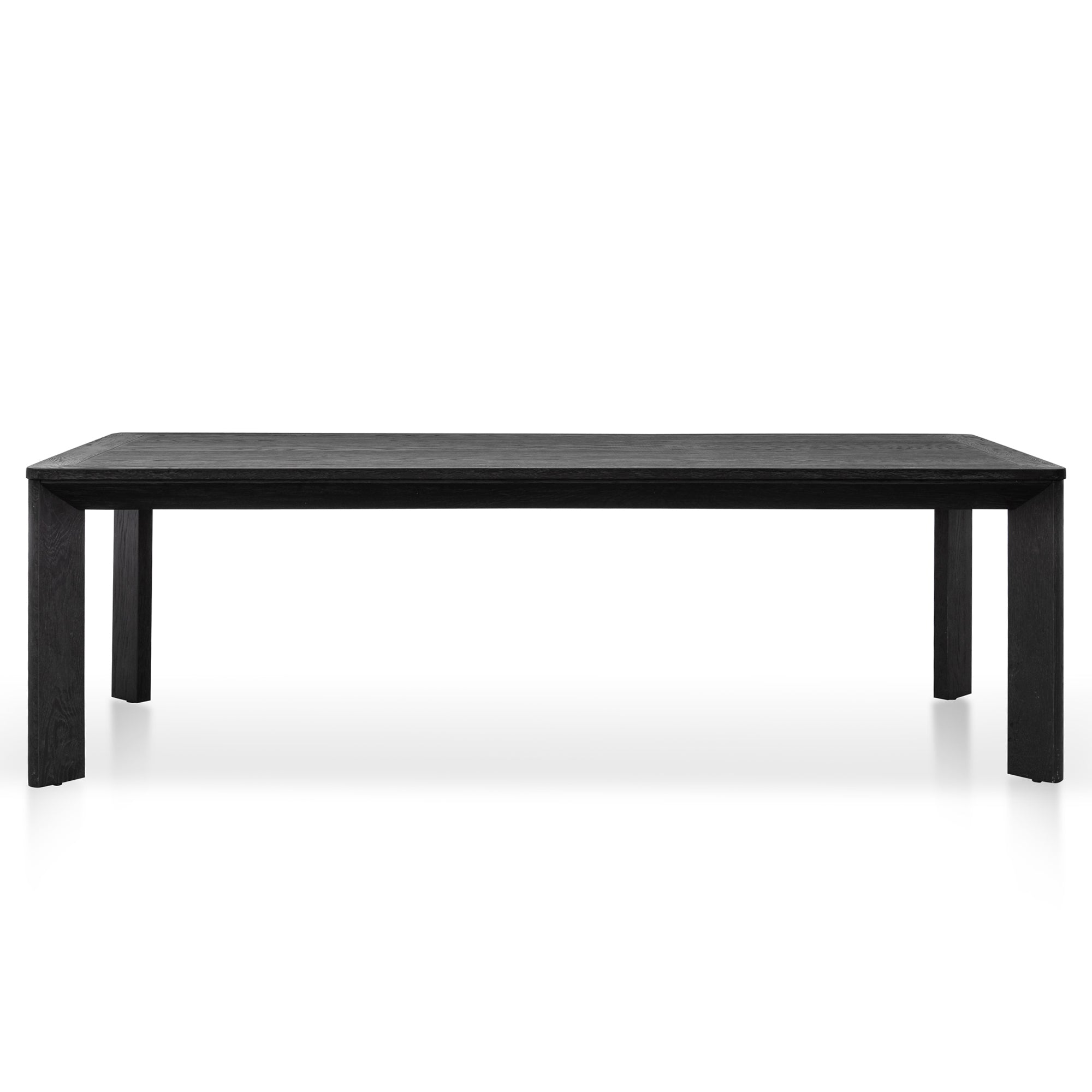 CDT6078-CH 2.4m Wooden Dining Table - Full Black